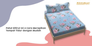 cara merapikan tempat tidur